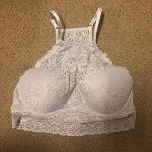 High Neck Lace Bralette